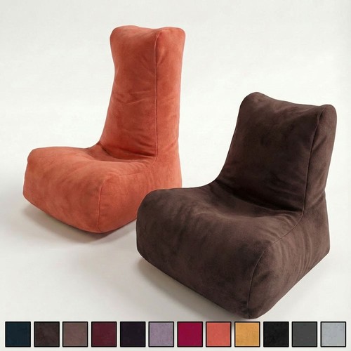 Faux suede bean - bags, &