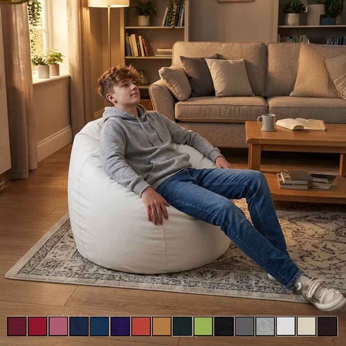 Faux leather bean bags - leather, kids