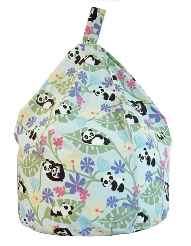 Kids panda bean bag purple - bean,